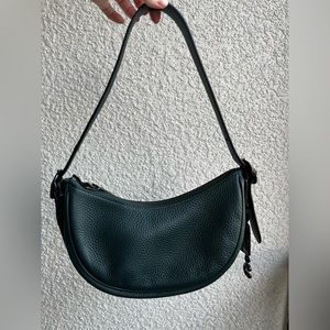 Coach Luna Shoulder Bag in Forest with Pewter Hardware